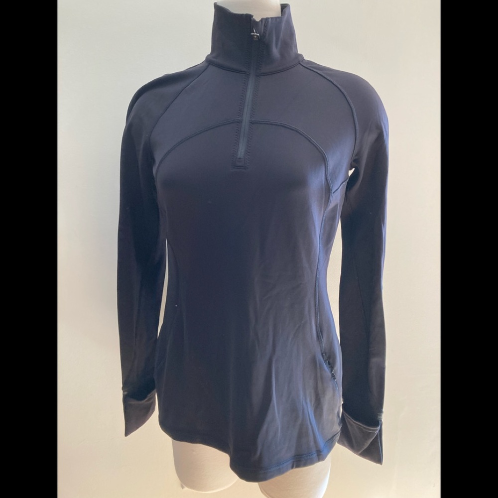 Lululemon Define Rare  Black quarter zip pull over jacket.8